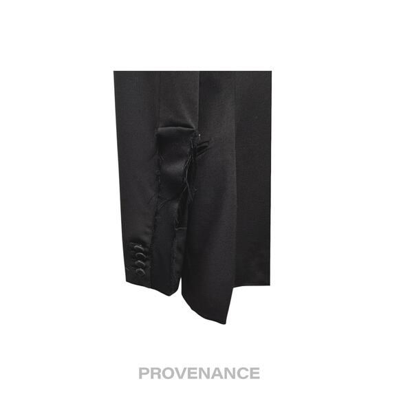 🔴 Saint Laurent Paris SLP Destroyed Tuxedo Dinner Jacket 44 - Picture 13 of 16